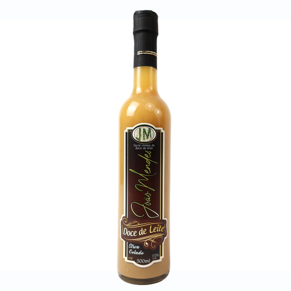 Dulce de Leche Likör | Brasilianischer Likör auf Cachaça-Basis mit Karamellcreme aus Milch, Zucker und Vanille | 500ml 15% alc. vol.