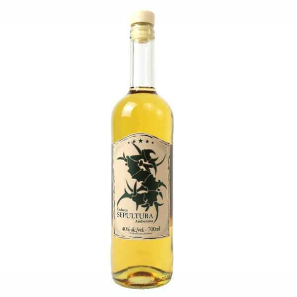 Cachaça Sepultura Amburana | 1 Jahre in Amburana-Holzfässer gereift | 700ml 40% Vol