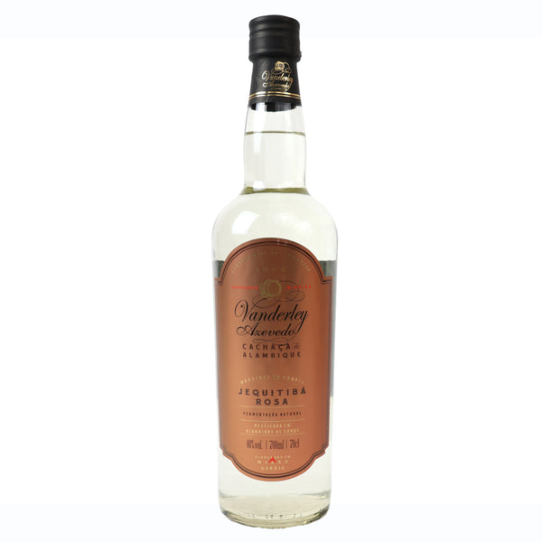 Cachaça Vanderley Azevedo Jequitibá Rosa | 2 Jahre in Jequitibá-Rosa-Holzfässern gereift | 700ml 40% vol