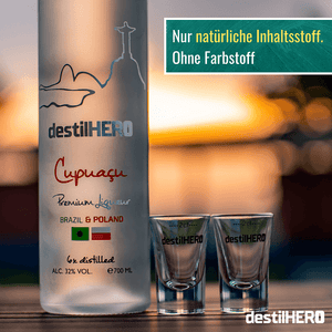 destilHERO Cupuaçu Premium – Vodka-Likör mit brasilianischer Tropenfrucht 700 ml
